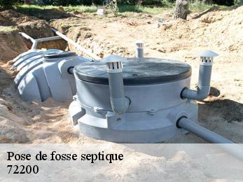 Pose de fosse septique  72200