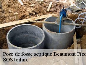 Pose de fosse septique  beaumont-pied-de-boeuf-72500 SOS toiture