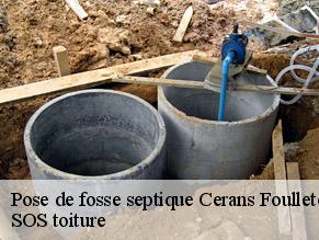 Pose de fosse septique  cerans-foulletourte-72330 SOS toiture