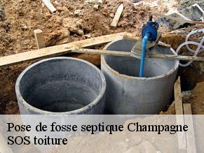 Pose de fosse septique  champagne-72470 SOS toiture