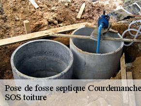 Pose de fosse septique  courdemanche-72150 SOS toiture