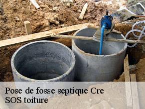 Pose de fosse septique  cre-72200 SOS toiture