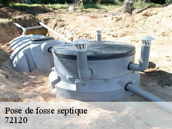 Pose de fosse septique 72120