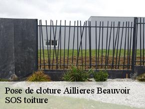 Pose de cloture  aillieres-beauvoir-72600 SOS toiture