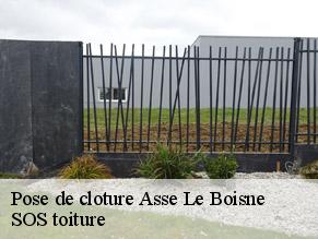 Pose de cloture  asse-le-boisne-72130 SOS toiture