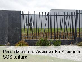 Pose de cloture  avesnes-en-saosnois-72260 SOS toiture