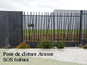 Pose de cloture  avesse-72350 SOS toiture