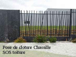 Pose de cloture  chassille-72540 SOS toiture