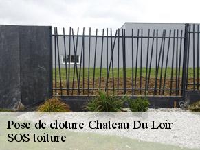 Pose de cloture  chateau-du-loir-72500 SOS toiture