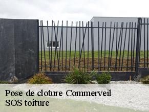 Pose de cloture  commerveil-72600 SOS toiture