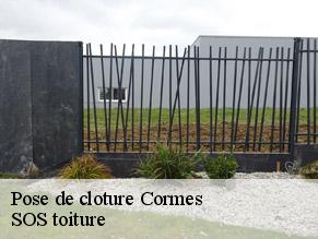 Pose de cloture  cormes-72400 SOS toiture