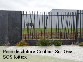 Pose de cloture  coulans-sur-gee-72550 SOS toiture