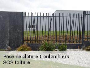 Pose de cloture  coulombiers-72130 SOS toiture