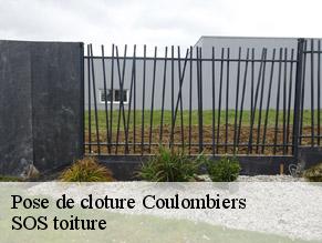Pose de cloture coulombiers-72130 SOS toiture