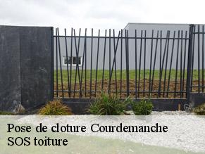 Pose de cloture courdemanche-72150 SOS toiture