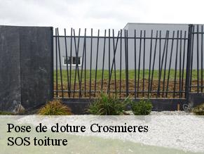 Pose de cloture  crosmieres-72200 SOS toiture