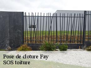 Pose de cloture  fay-72550 SOS toiture