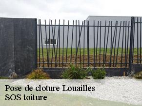 Pose de cloture  louailles-72300 SOS toiture