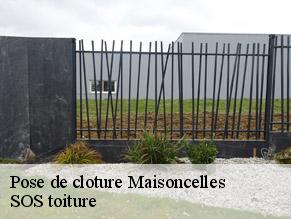 Pose de cloture  maisoncelles-72440 SOS toiture