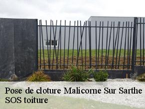 Pose de cloture  malicorne-sur-sarthe-72270 SOS toiture