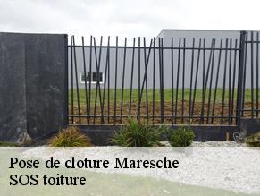 Pose de cloture  maresche-72170 SOS toiture