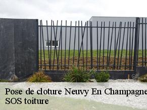 Pose de cloture  neuvy-en-champagne-72240 SOS toiture