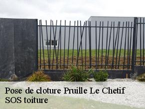 Pose de cloture  pruille-le-chetif-72700 SOS toiture