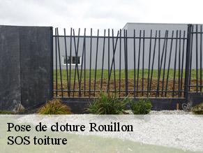 Pose de cloture  rouillon-72700 SOS toiture