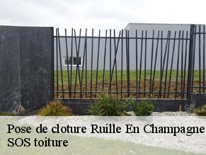 Pose de cloture ruille-en-champagne-72240 SOS toiture