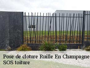 Pose de cloture  ruille-en-champagne-72240 SOS toiture