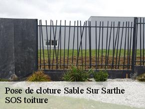 Pose de cloture sable-sur-sarthe-72300 SOS toiture