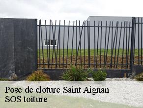 Pose de cloture  saint-aignan-72110 SOS toiture