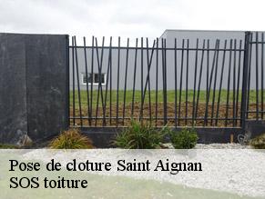 Pose de cloture saint-aignan-72110 SOS toiture
