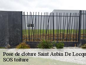 Pose de cloture  saint-aubin-de-locquenay-72130 SOS toiture