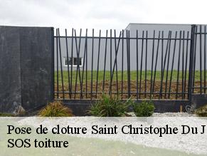 Pose de cloture  saint-christophe-du-jambet-72170 SOS toiture