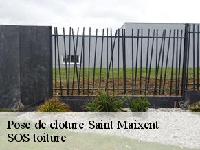 Pose de cloture  saint-maixent-72320 SOS toiture