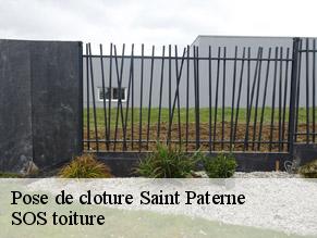 Pose de cloture  saint-paterne-72610 SOS toiture