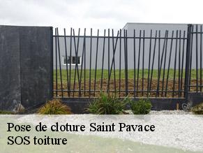 Pose de cloture  saint-pavace-72190 SOS toiture