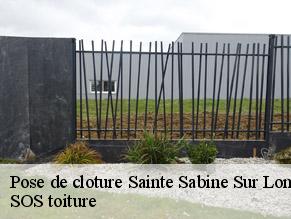 Pose de cloture sainte-sabine-sur-longeve-72380 SOS toiture