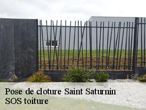 Pose de cloture saint-saturnin-72650 SOS toiture