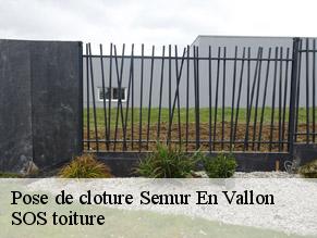 Pose de cloture semur-en-vallon-72390 SOS toiture