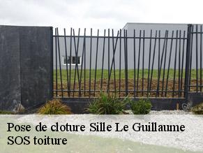 Pose de cloture sille-le-guillaume-72140 SOS toiture