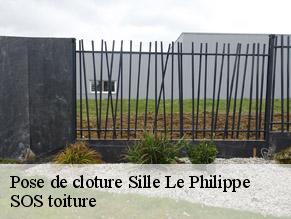 Pose de cloture sille-le-philippe-72460 SOS toiture