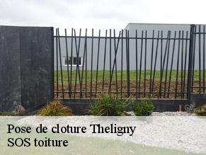 Pose de cloture  theligny-72320 SOS toiture