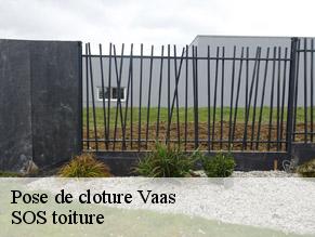 Pose de cloture  vaas-72500 SOS toiture