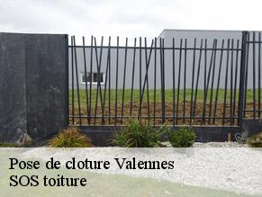 Pose de cloture valennes-72320 SOS toiture