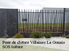 Pose de cloture  villaines-la-gonais-72400 SOS toiture