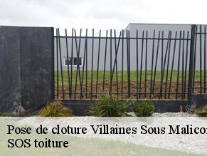 Pose de cloture  villaines-sous-malicorne-72270 SOS toiture
