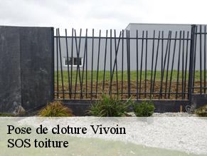 Pose de cloture vivoin-72170 SOS toiture