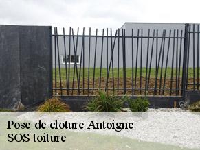 Pose de cloture antoigne-72380 SOS toiture